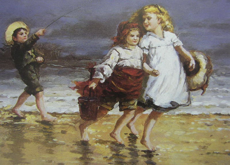 Children Oil Painting