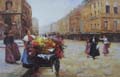 Paris Street Oil Painting