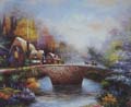 Garden Scenery Oil Painting