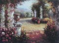 Garden Scenery Oil Painting